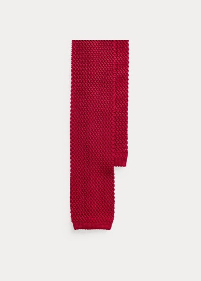 Corbatas Ralph Lauren Hombre Rojos - Knit Mulberry Silk - GUSAM3061